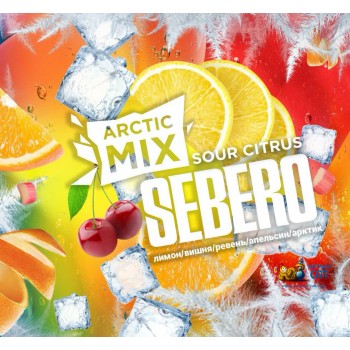 Табак для кальяна Sebero Arctic Mix Sour Citrus (Себеро Арктик Микс Кислый Цитрус - Лимон, Вишня, Ревень, Апельсин, Арктик) 100г - фото 1